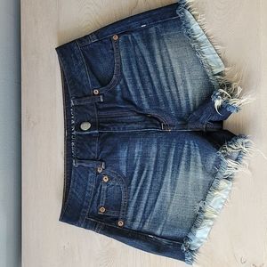 American eagle hi rise festival shorts, size 0